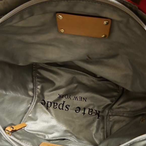 Kate Spade Black Tote with Red Accents - Picture 3 of 5